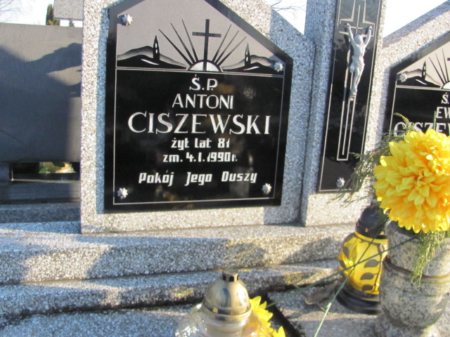 Antoni Ciszewski Kłobuck - Grobonet - Wyszukiwarka osób pochowanych