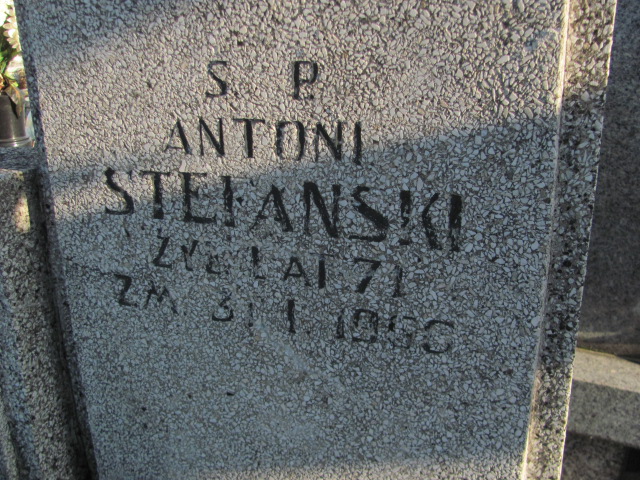 Antoni Stefański Kłobuck - Grobonet - Wyszukiwarka osób pochowanych