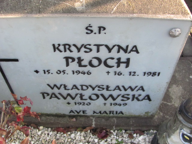 Krystyna Płoch 1946 Kłobuck - Grobonet - Wyszukiwarka osób pochowanych