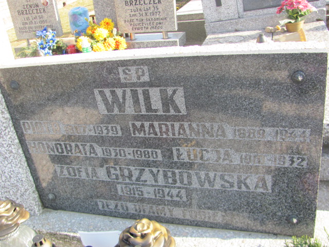 Łucja Wilk 1899 Kłobuck - Grobonet - Wyszukiwarka osób pochowanych