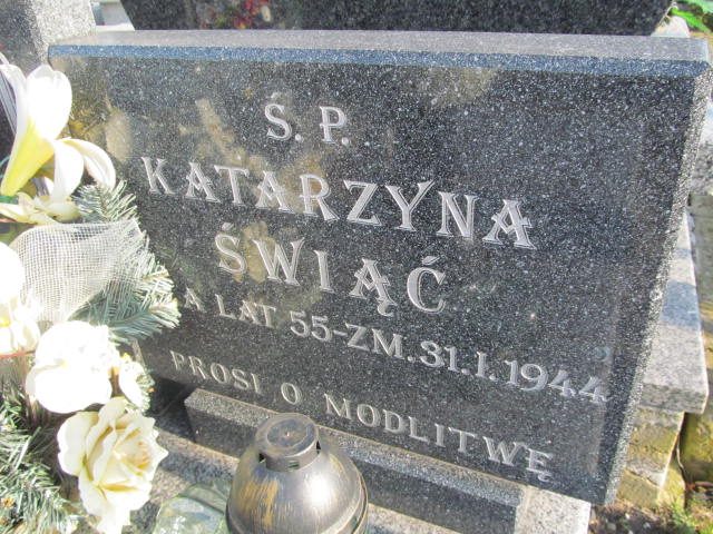 Katarzyna Świąć Kłobuck - Grobonet - Wyszukiwarka osób pochowanych