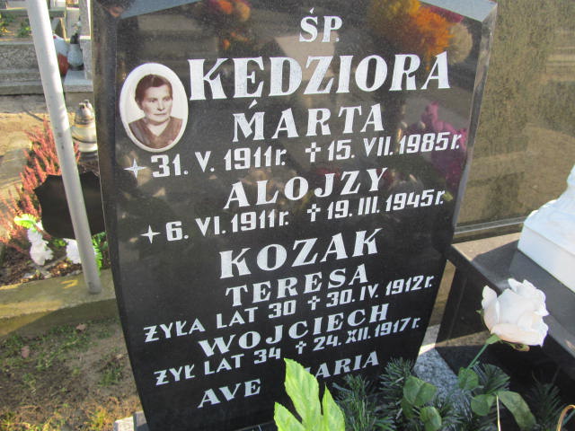 Wojciech Kozak Kłobuck - Grobonet - Wyszukiwarka osób pochowanych