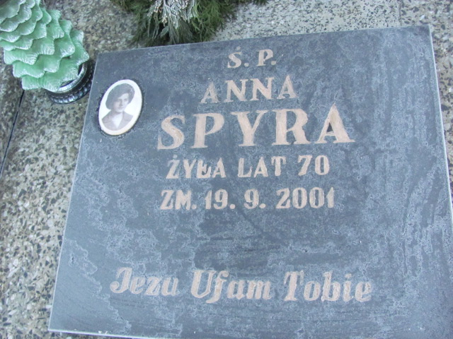 Anna Spyra Kłobuck - Grobonet - Wyszukiwarka osób pochowanych