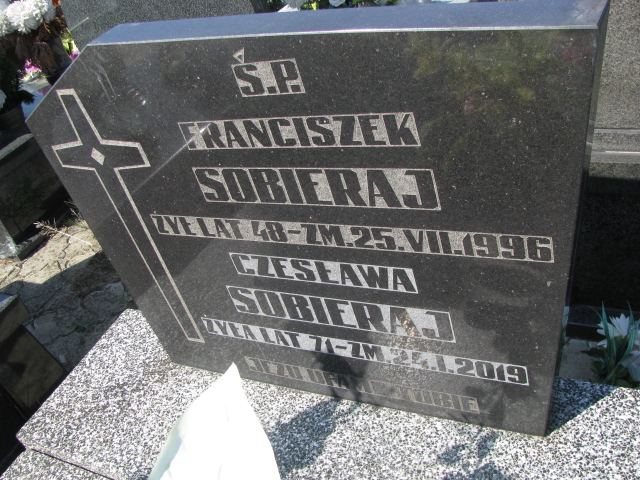 Franciszek Sobieraj Kłobuck - Grobonet - Wyszukiwarka osób pochowanych