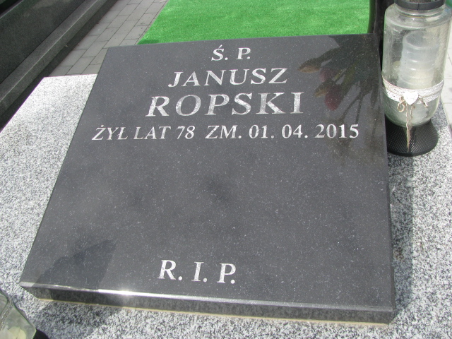 Janusz Tadeusz Ropski 1936 Kłobuck - Grobonet - Wyszukiwarka osób pochowanych