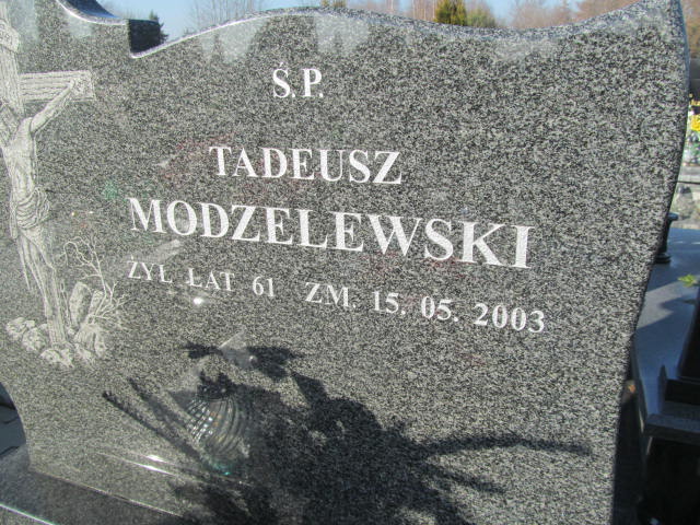Tadeusz Modzelewski Kłobuck - Grobonet - Wyszukiwarka osób pochowanych
