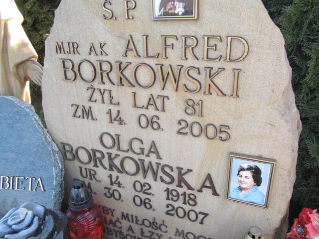 Olga Borkowska 1918 Kłobuck - Grobonet - Wyszukiwarka osób pochowanych