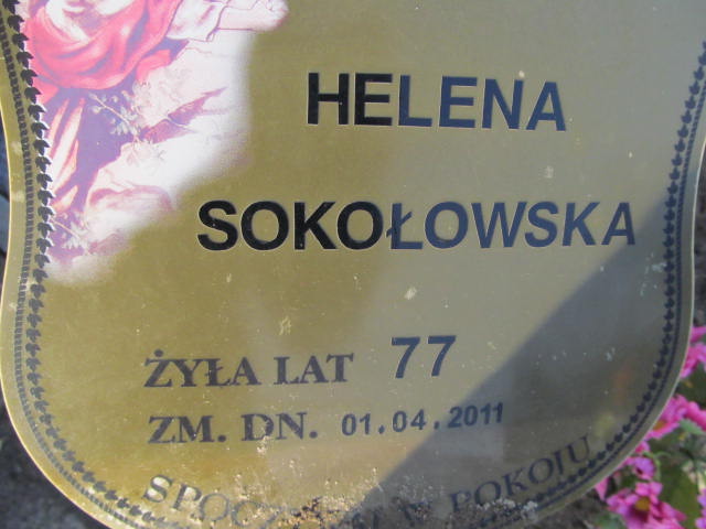 Helena Sokołowska Kłobuck - Grobonet - Wyszukiwarka osób pochowanych