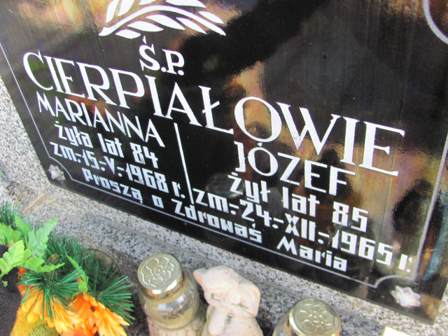 Józef Cierpiał Kłobuck - Grobonet - Wyszukiwarka osób pochowanych