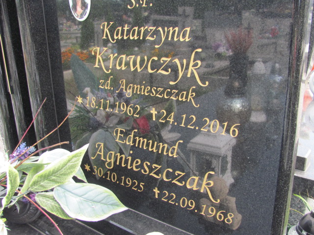 Katarzyna Krawczyk 1962 Kłobuck - Grobonet - Wyszukiwarka osób pochowanych