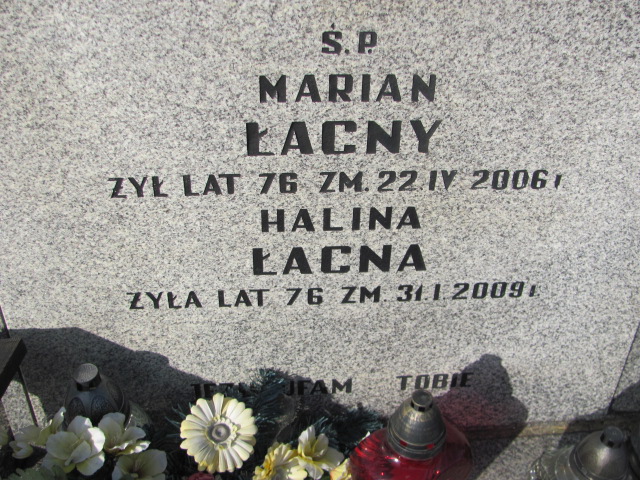 Halina Łacna Kłobuck - Grobonet - Wyszukiwarka osób pochowanych