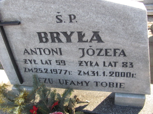 Józefa Bryła Kłobuck - Grobonet - Wyszukiwarka osób pochowanych