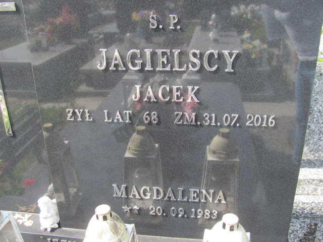 Magdalena Jagielska 1983 Kłobuck - Grobonet - Wyszukiwarka osób pochowanych