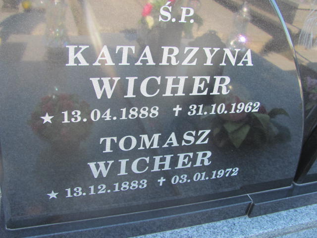 Tomasz Wicher 1883 Kłobuck - Grobonet - Wyszukiwarka osób pochowanych