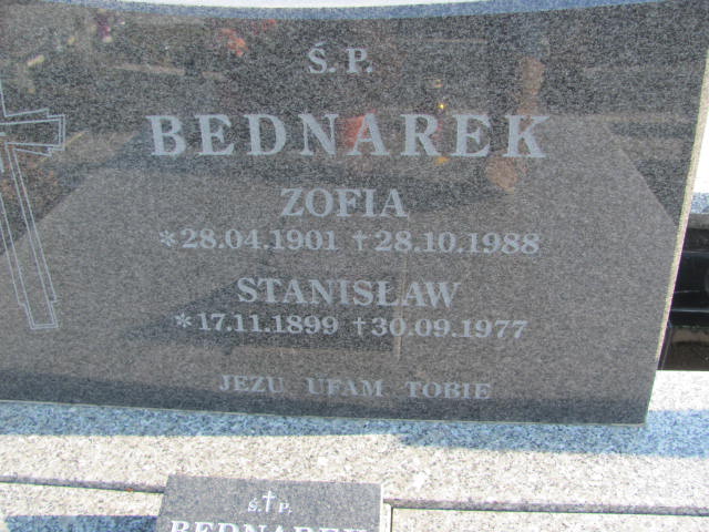 Józef Bednarek 1922 Kłobuck - Grobonet - Wyszukiwarka osób pochowanych