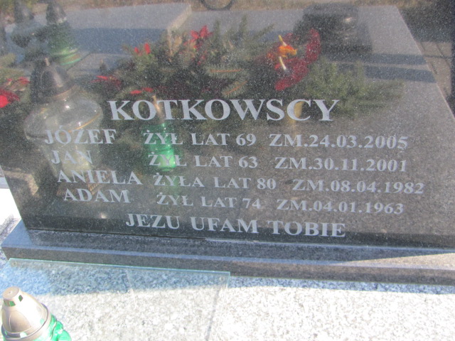 Adam Kotkowski Kłobuck - Grobonet - Wyszukiwarka osób pochowanych