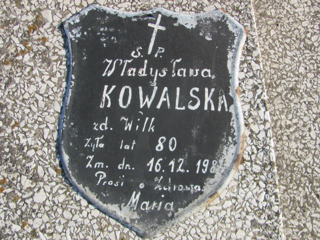 Władysława Kowalska Kłobuck - Grobonet - Wyszukiwarka osób pochowanych